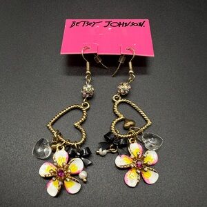 Betsey Johnson dangle earrings